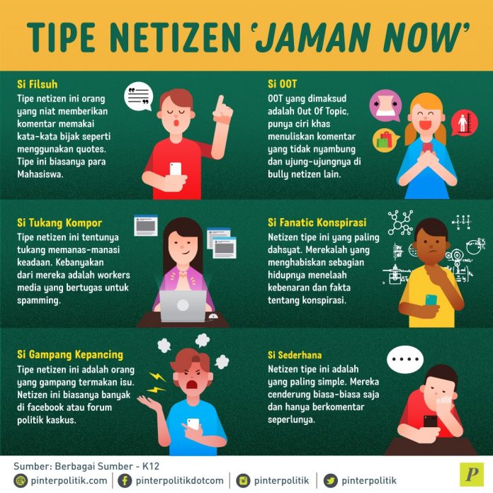 Tipe Netizen 'Jaman Now' - PinterPolitik.com