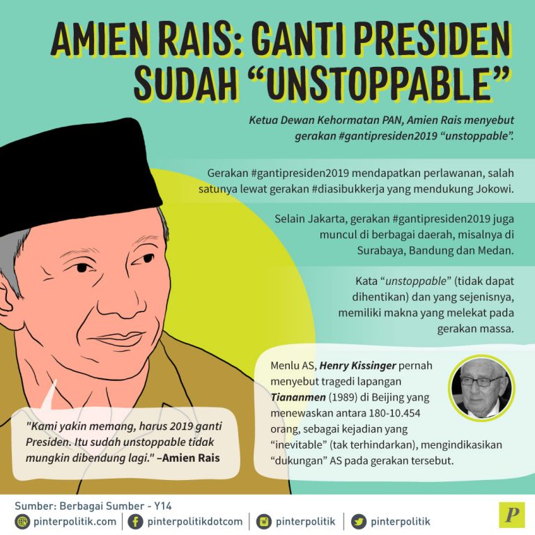 Amien Rais: Ganti Presiden Sudah "Unstoppable" - PinterPolitik.com