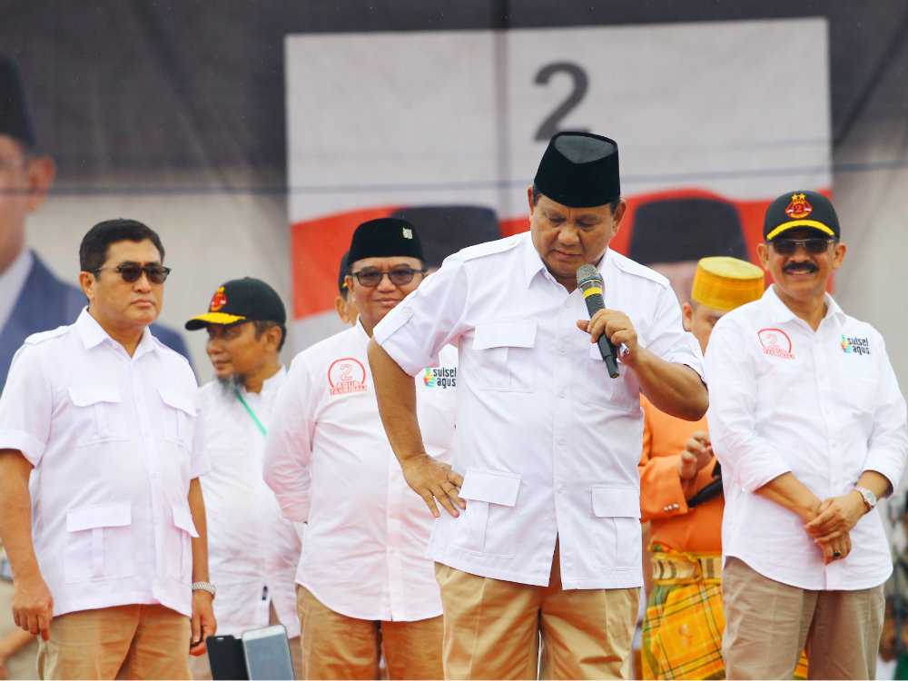 Prabowo pada masa kampaye Pilpres 2014 (sumber Beritagar)