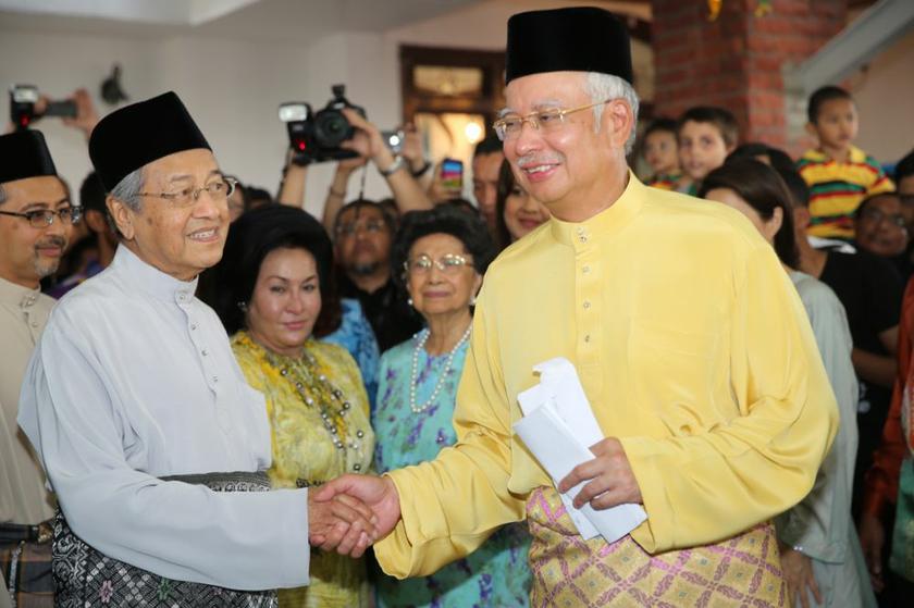 Mahathir dan Najib Razaq (sumber: istimewa)