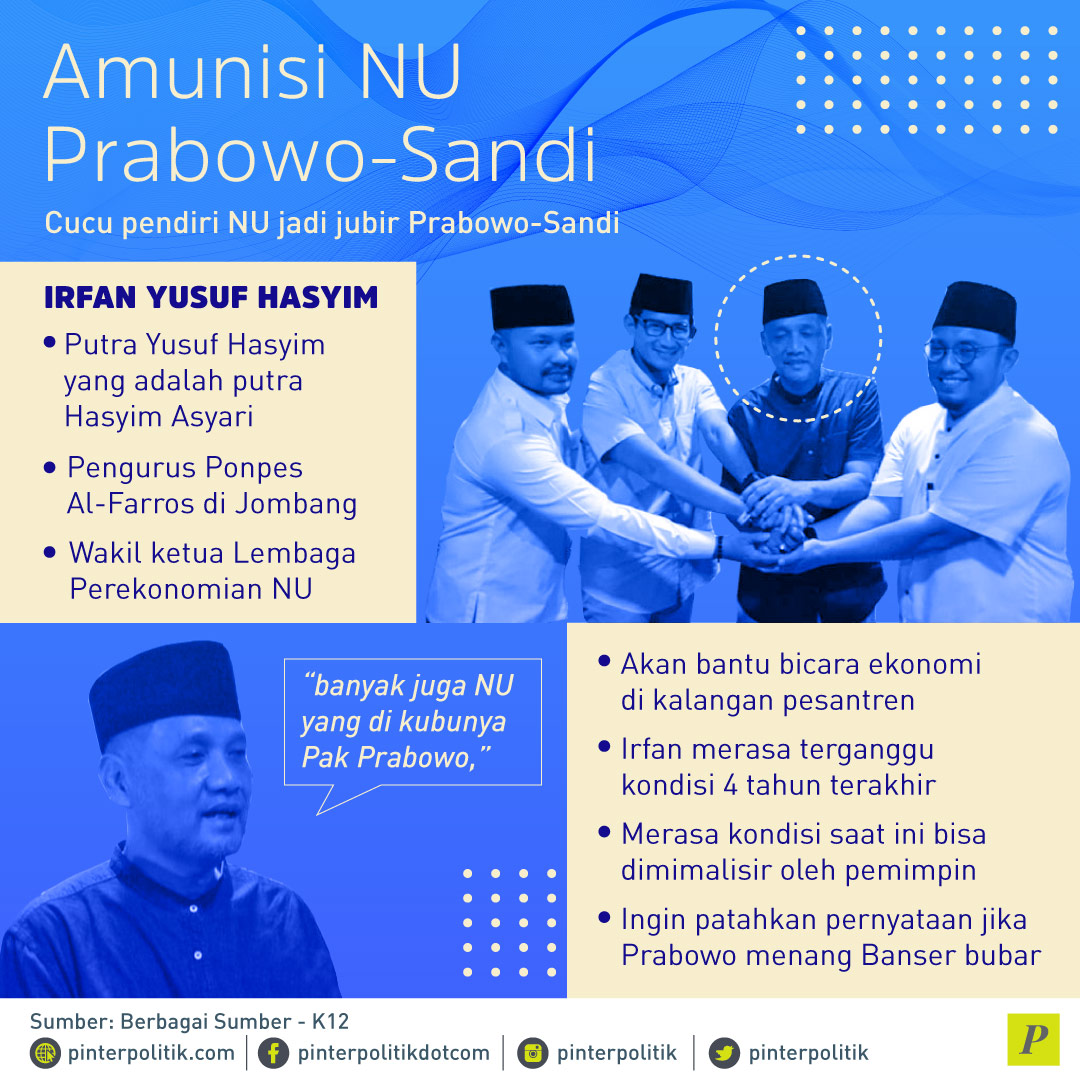 Amunisi NU Prabowo Sandi