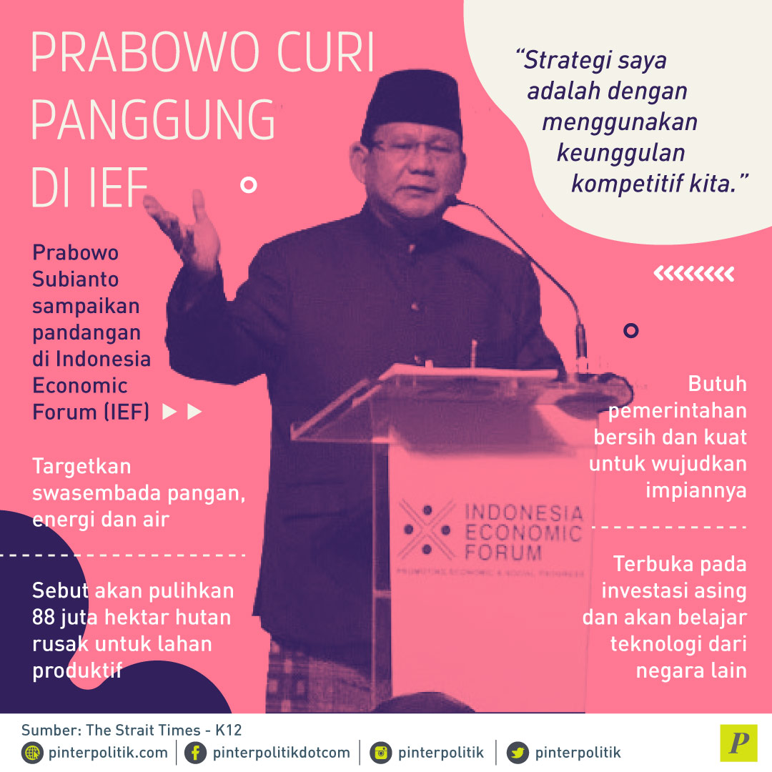 Prabowo lakukan komuikasi tepat di ief