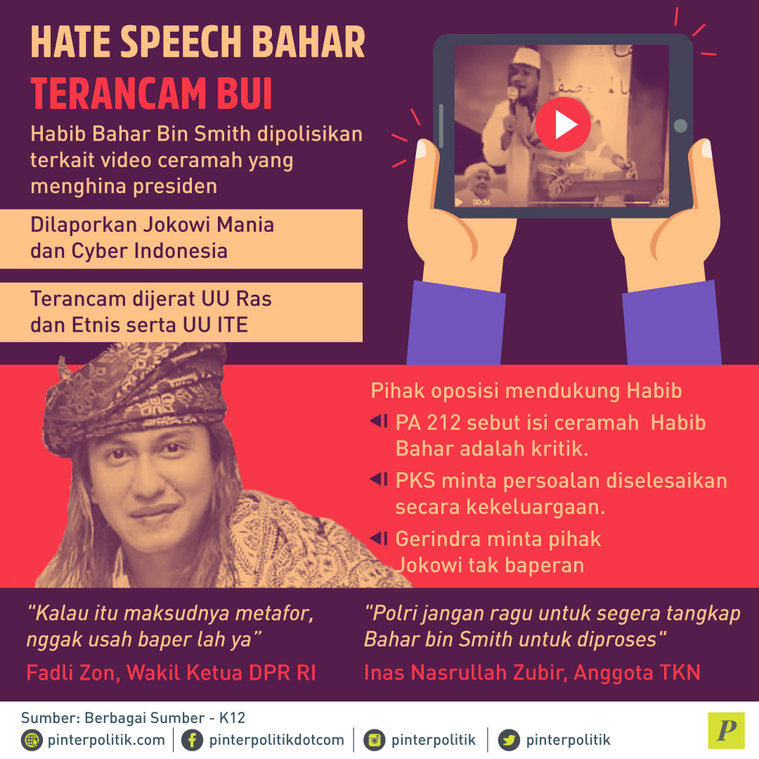Hate Speech Bahar Terancam Bui