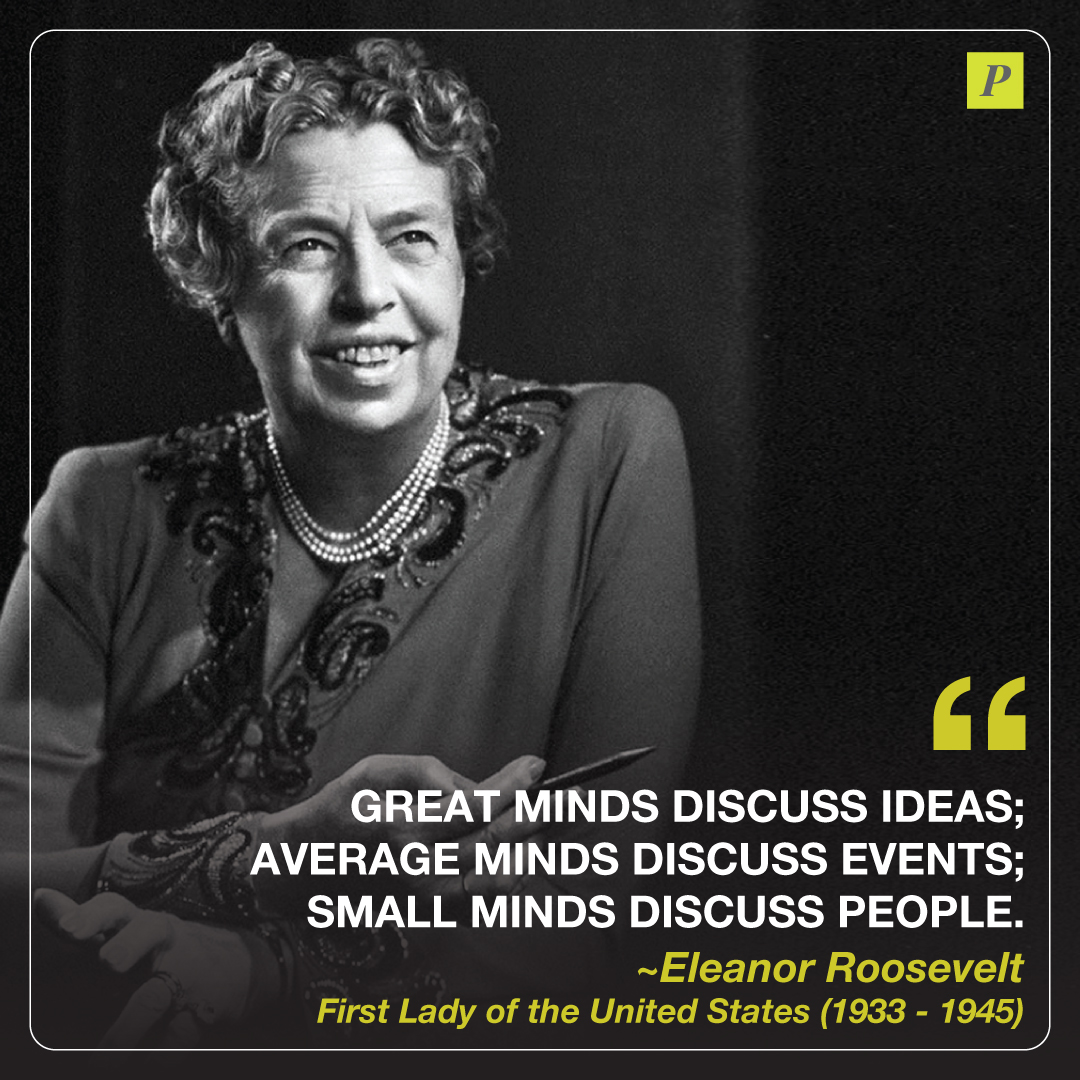 Quote Of The Day Eleanor Roosevelt