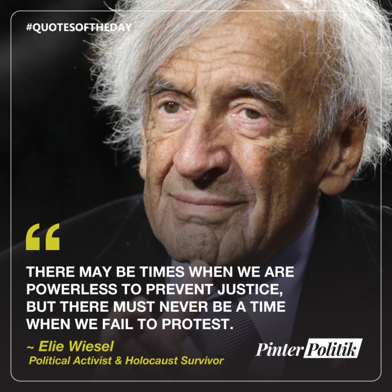 Quote Of The Day Elie Wiesel