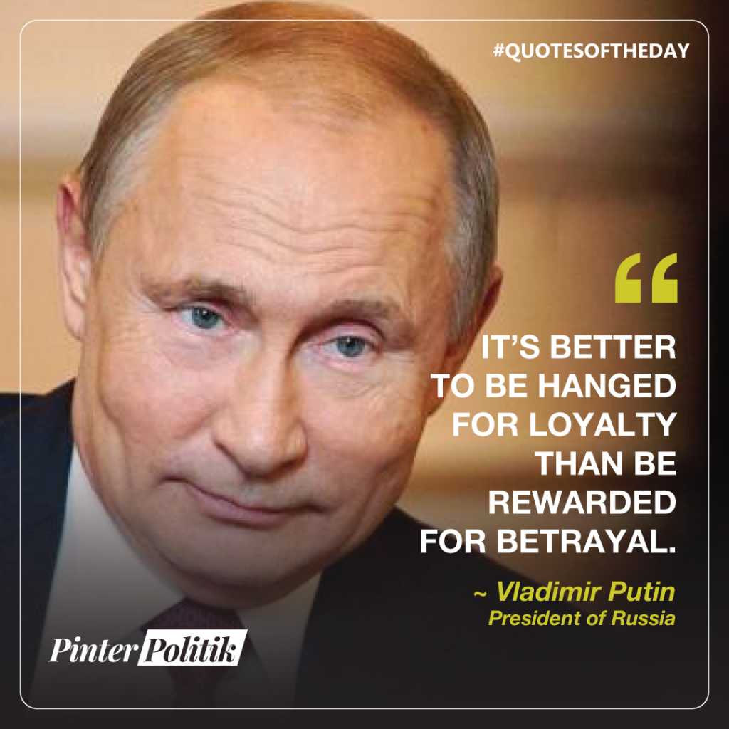 Quote Of The Day : Vladimir Putin - PinterPolitik.com