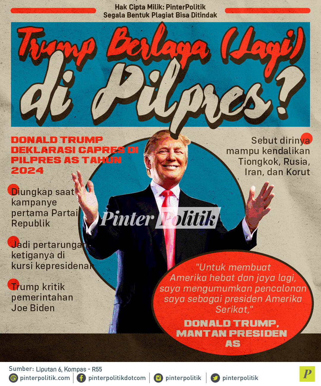 Trump Berlaga (Lagi) Di Pilpres?