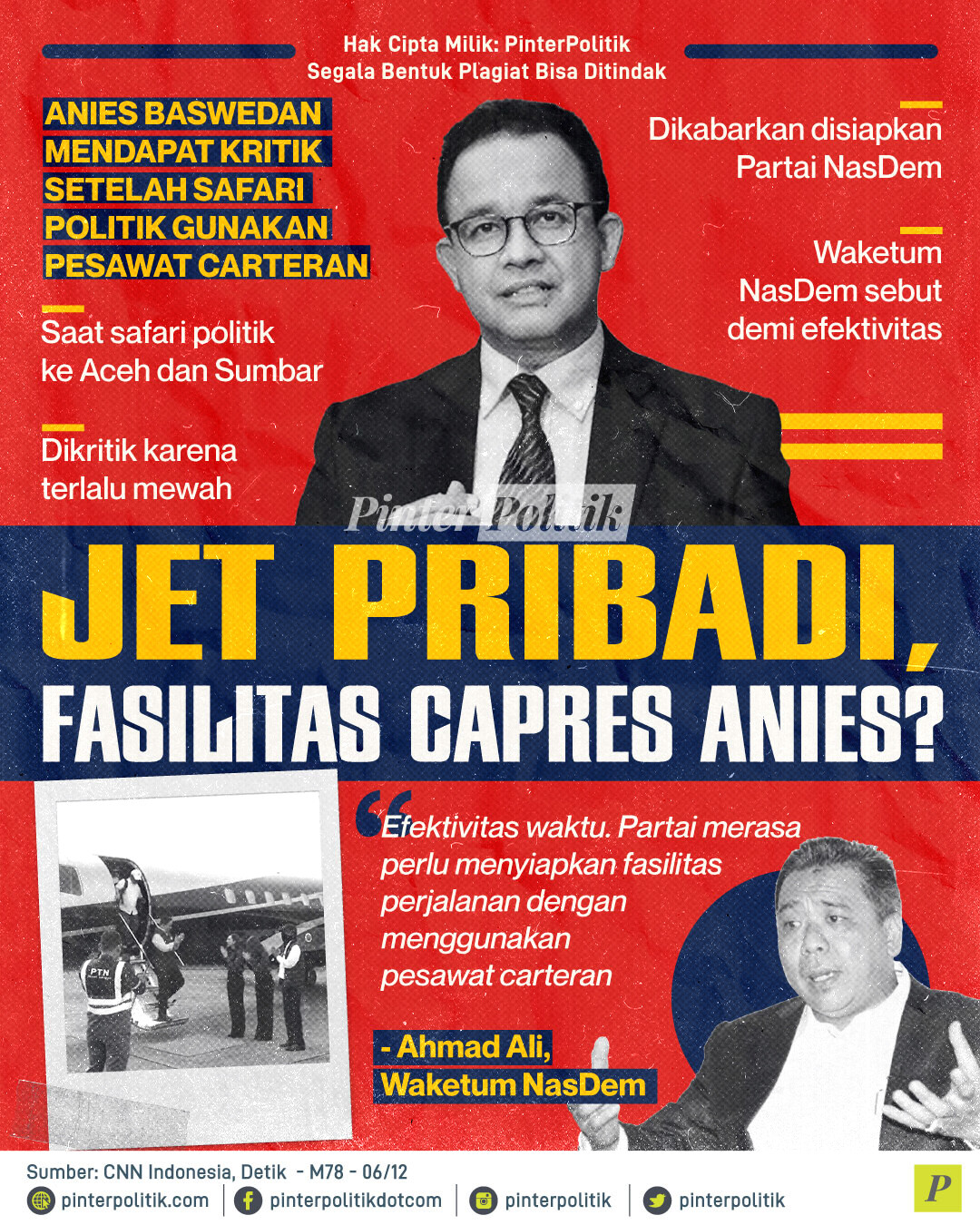 Jet Pribadi, Fasilitas Capres Anies?