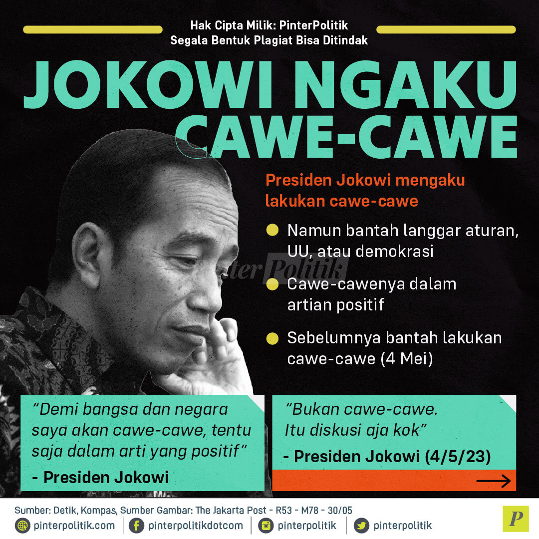 Jokowi Ngaku Cawe Cawe 3057