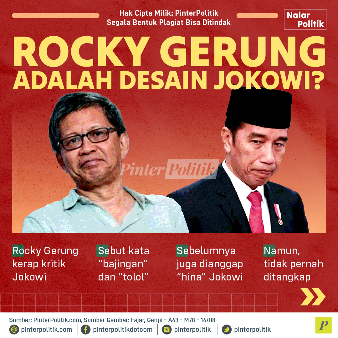 Rocky Gerung Adalah Desain Jokowi?