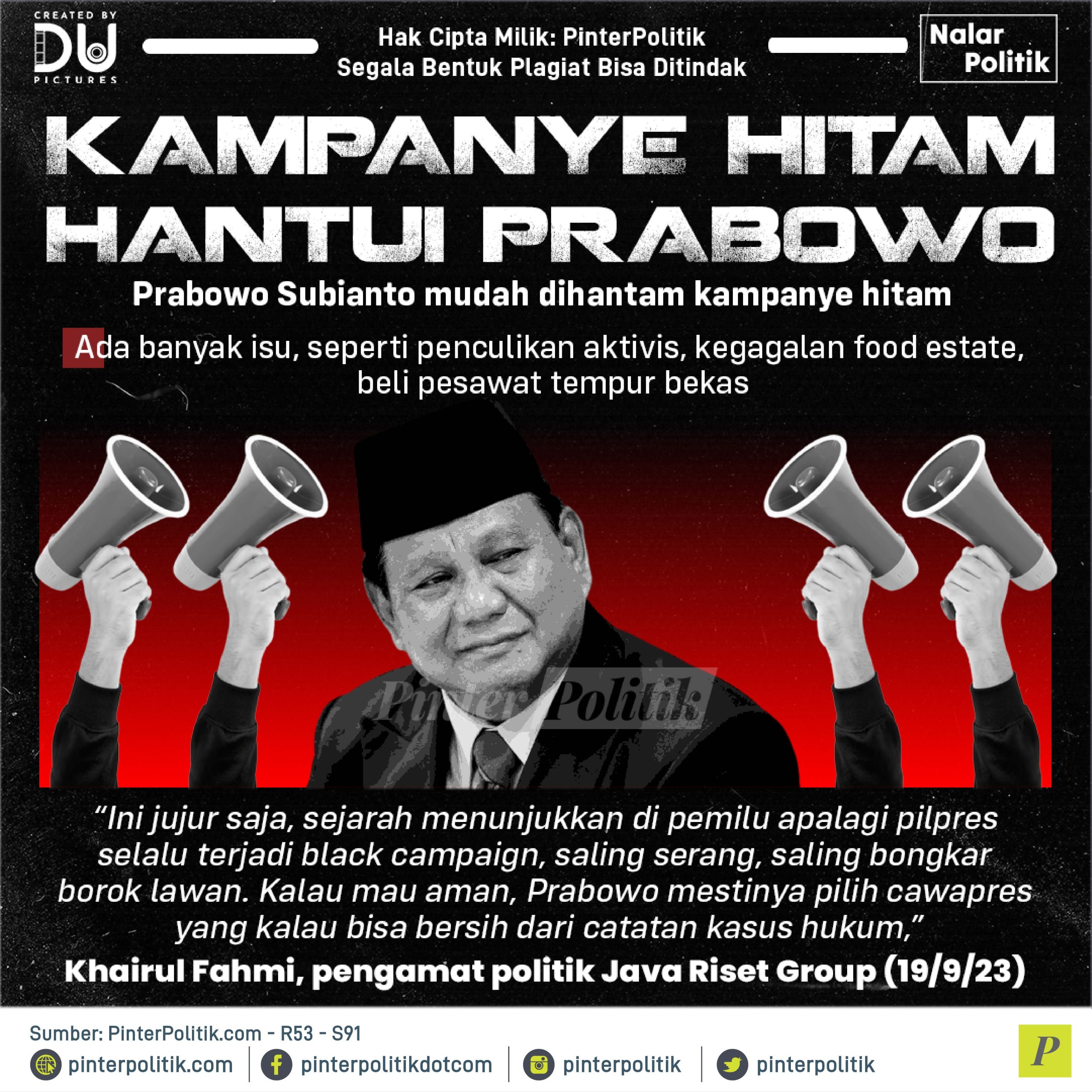 Kampanye Hitam Hantui Prabowo