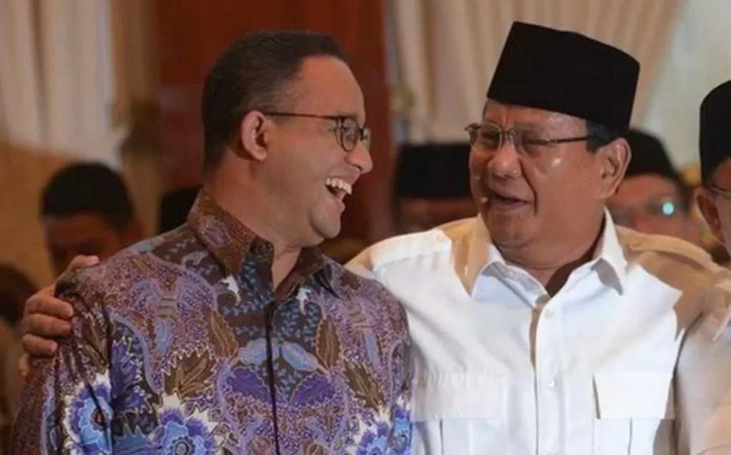 anies vs prabowo perang wibu 2024