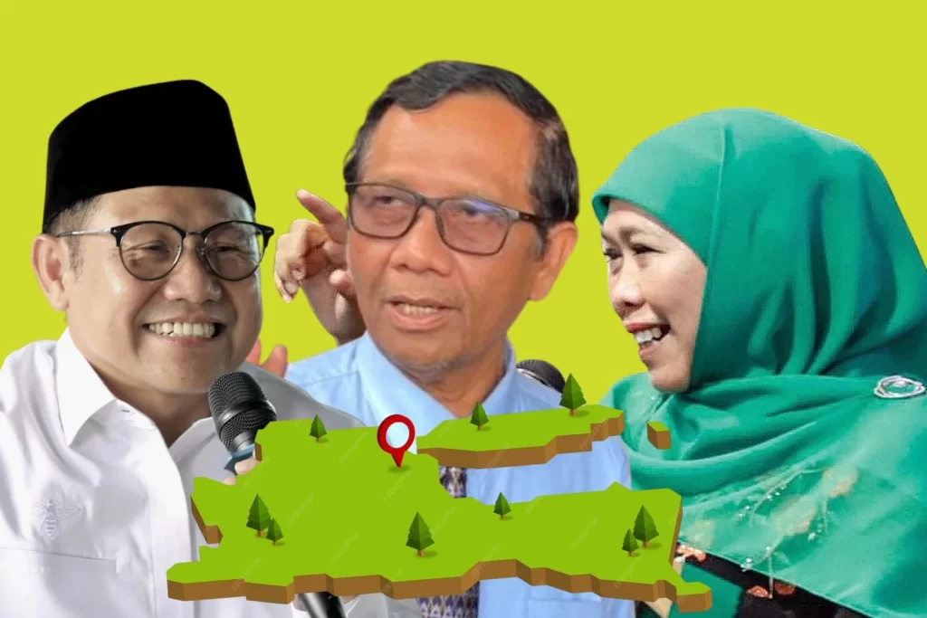 laga imin vs mahfud vs khofifah