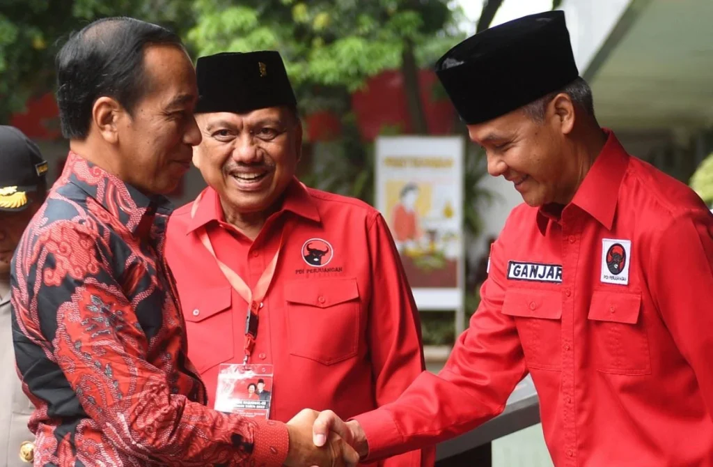 jokowi tarik ulur ganjar