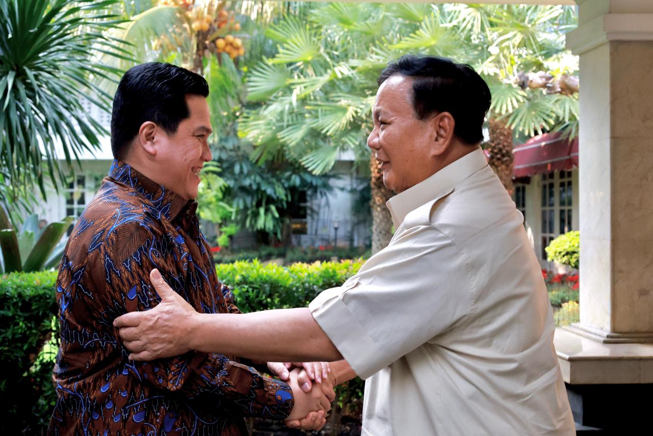 Prabowo Cari Pengganti Erick Thohir?