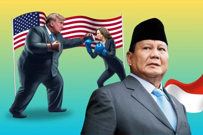 trump atau kamala siapa teman prabowo