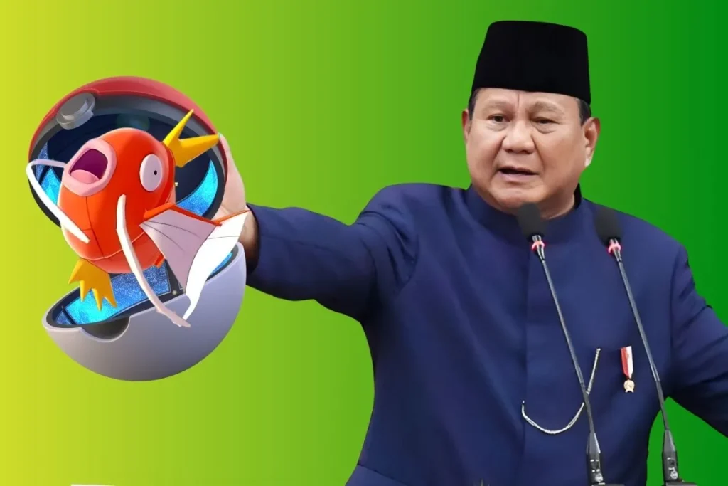 prabowo dan filosofi magikarp ala Pokemon