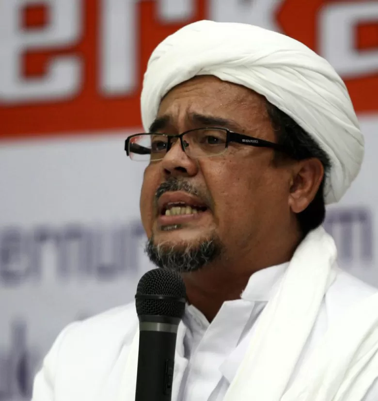 Rizieq Diperiksa Polda Jabar