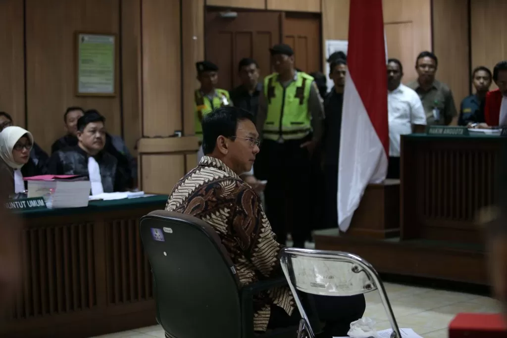 LANJUTAN SIDANG AHOK KEMBALI DI GELAR