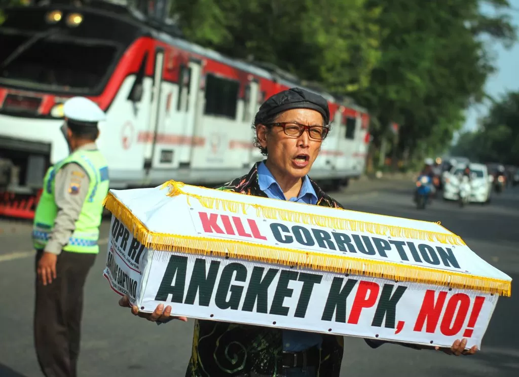 Aksi Tolak Angket KPK