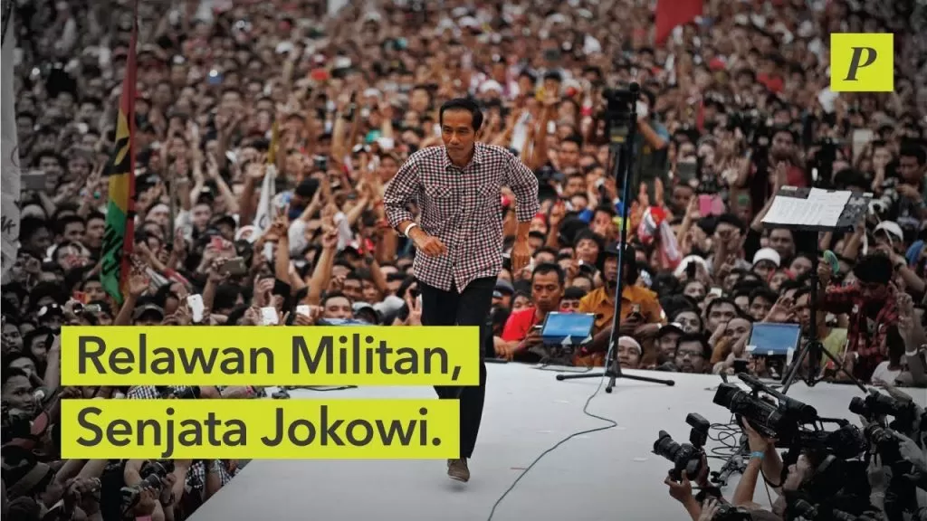 relawan akan menjadi senjata Jokowi di 2019