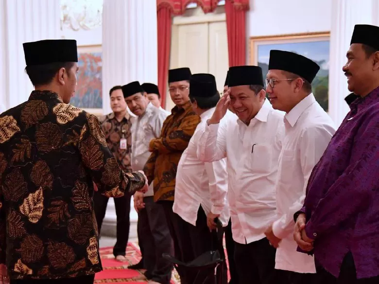 Bukber di Istana, Fahri Salting