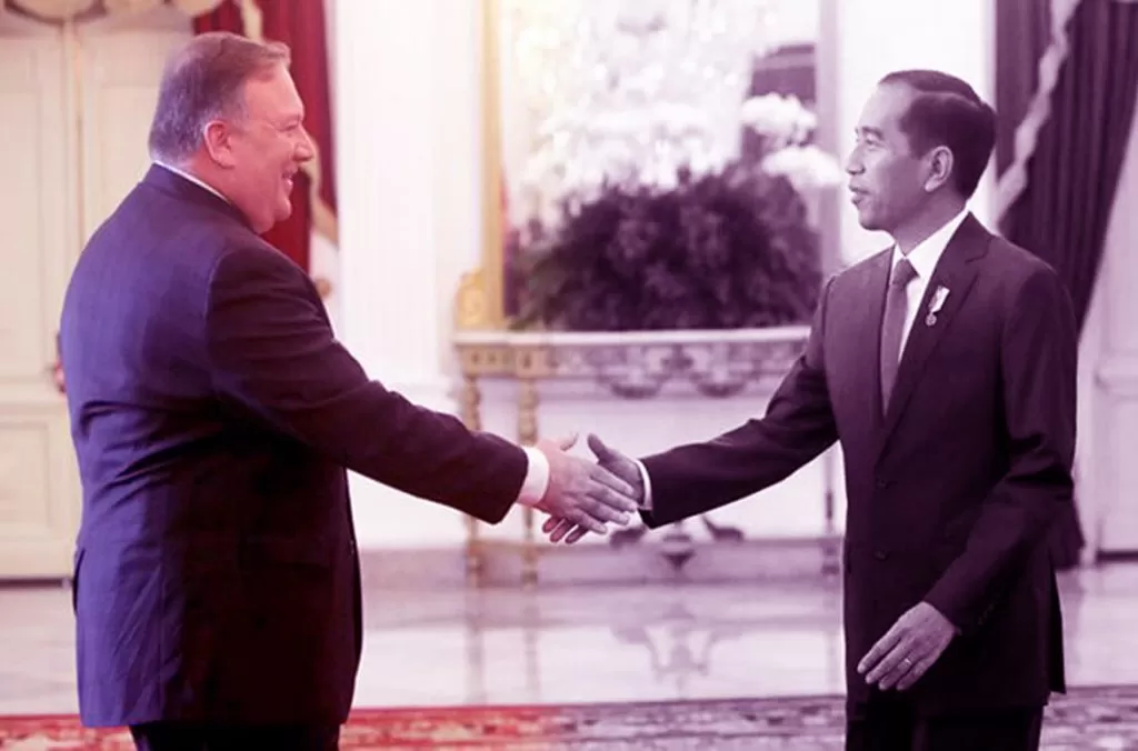 Pompeo, Jokowi Tak Didukung AS?