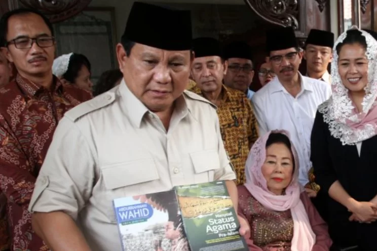 Prabowo Pepet Keluarga Gus Dur