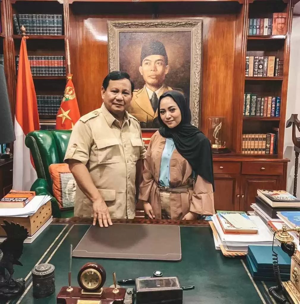 prabowo subianto bersama vlogger