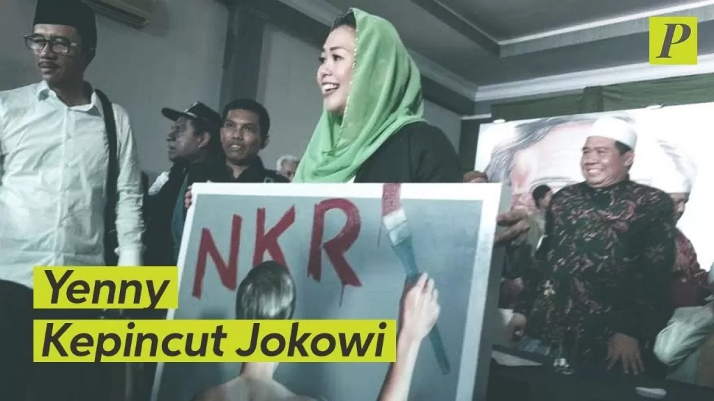 Yenny mendukung pasangan Jokowi-Ma’ruf