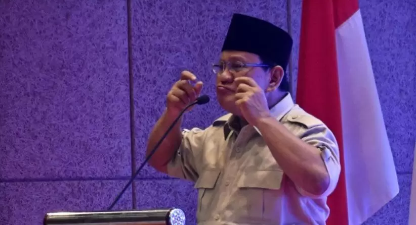 gaya pakaian prabowo