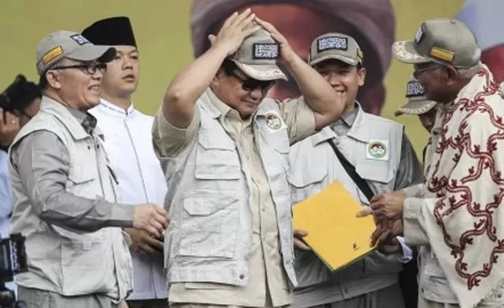 prabowo subianto minta sumbangan