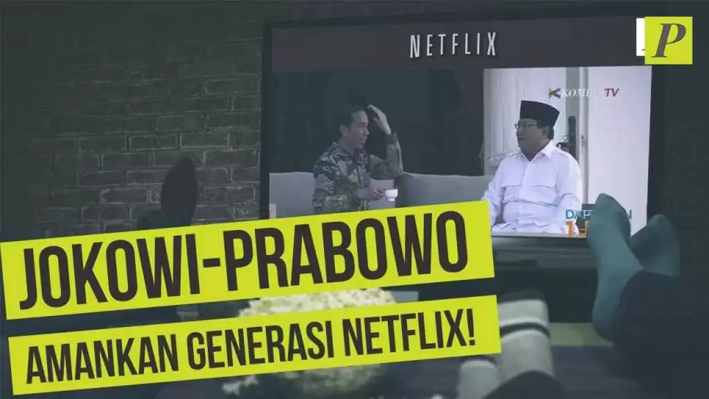 Jokowi - Probowo Amankan Generasi Netflix