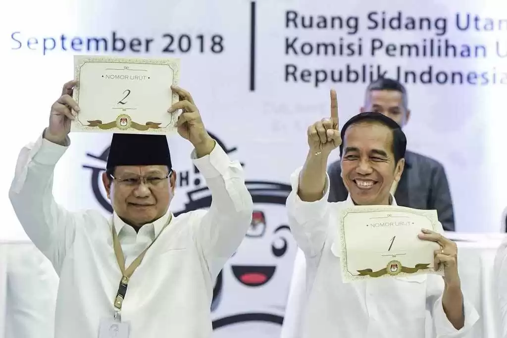 Jokowi Prabowo putih