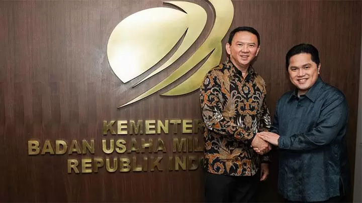 Erick Thohir dan Puan Maharani Rebutan Ahok