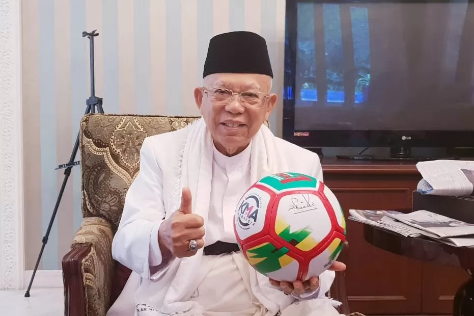 Maruf Amin Siap Dukung Timnas