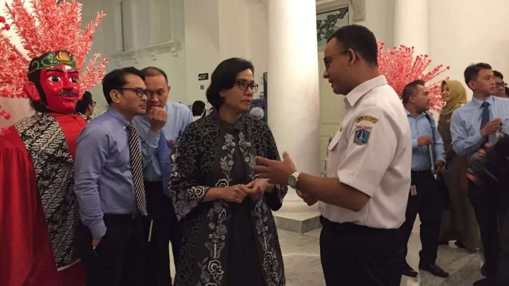 Ribut Anies, Dimana Sri Mulyani