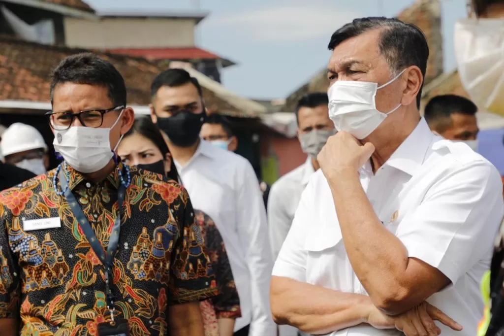 sandiaga uno dan luhut pandjaitan