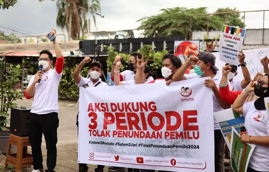 wacana tiga periode akan digolkan