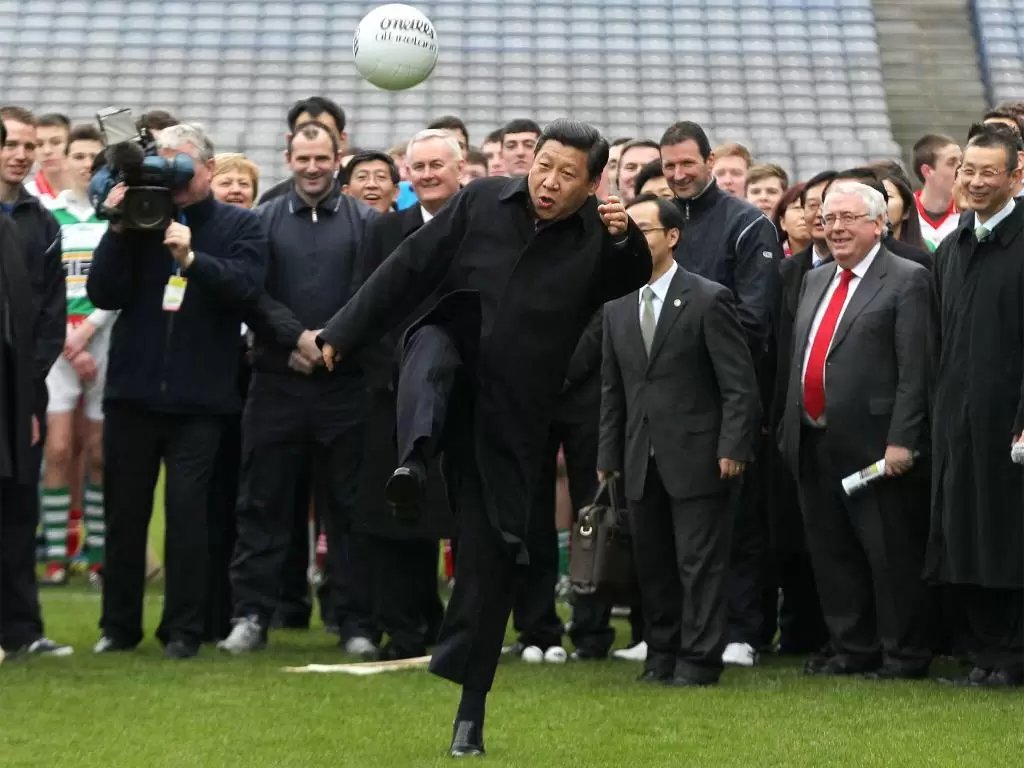 xi jinping sepak bola