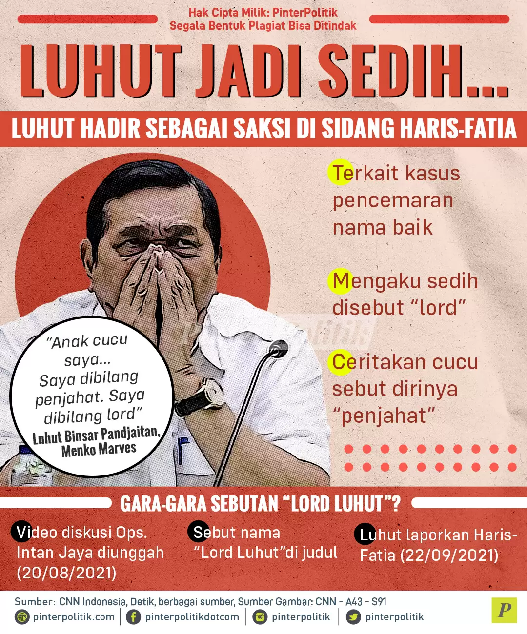 luhut jadi sedih…