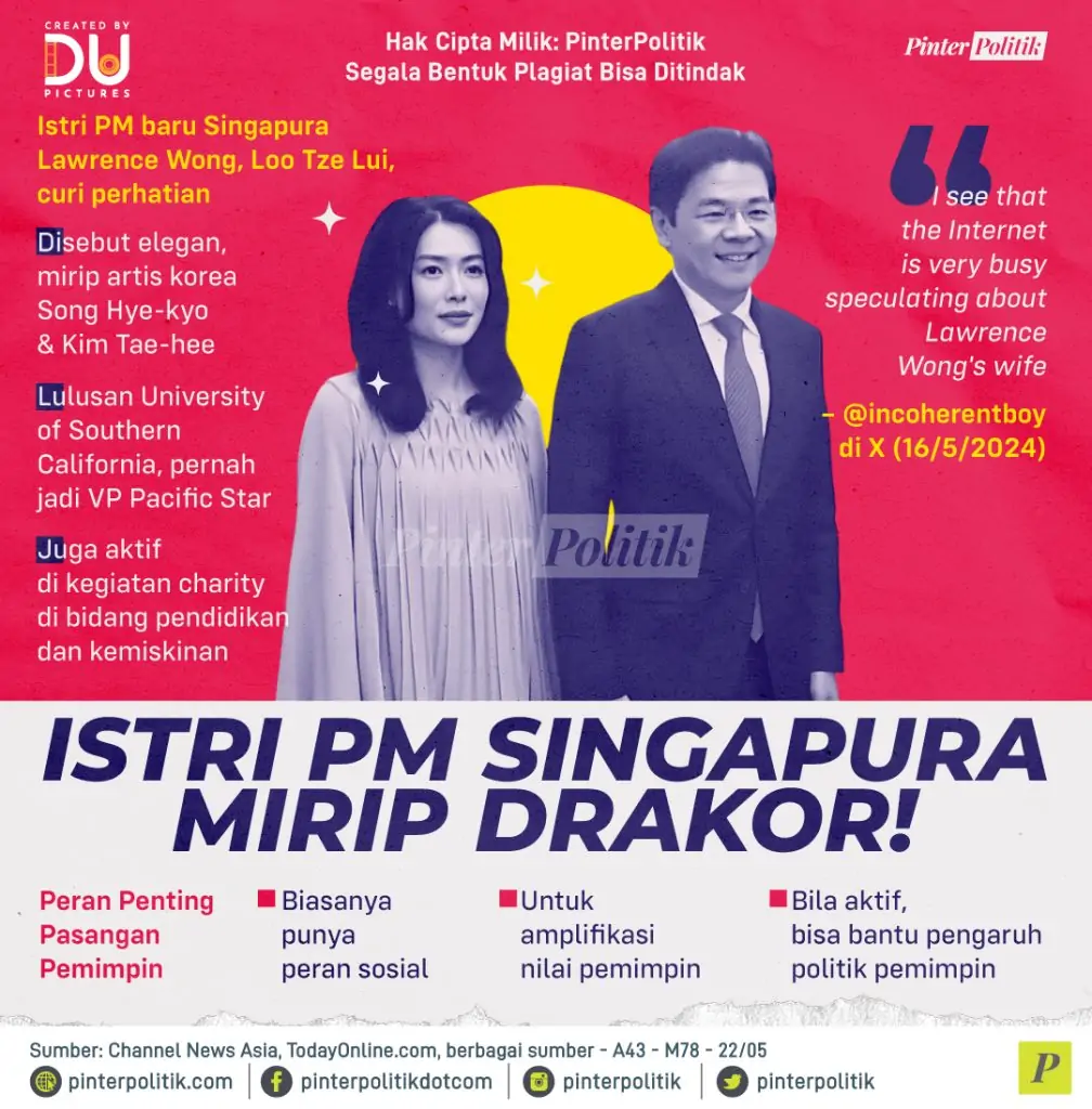 istri pm singapura mirip drakor