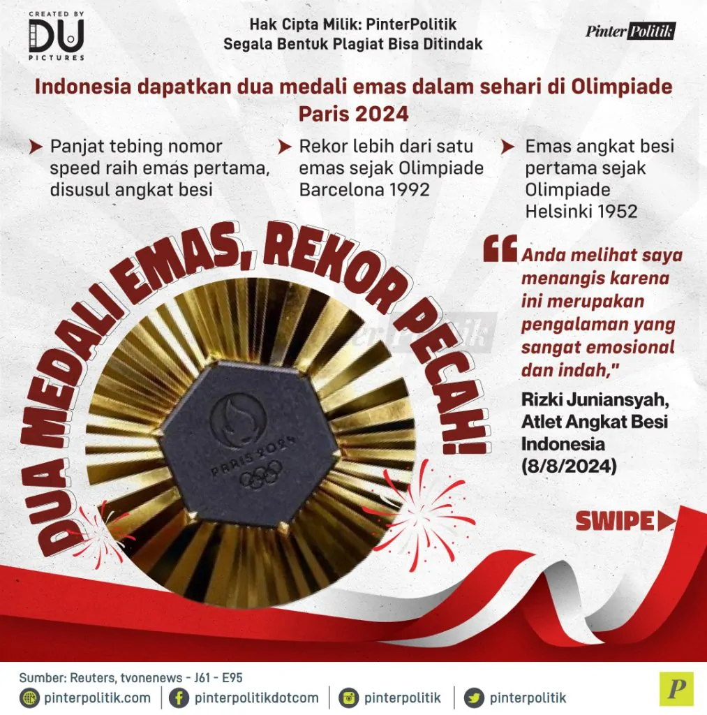 dua medali emas, rekor pecah 1