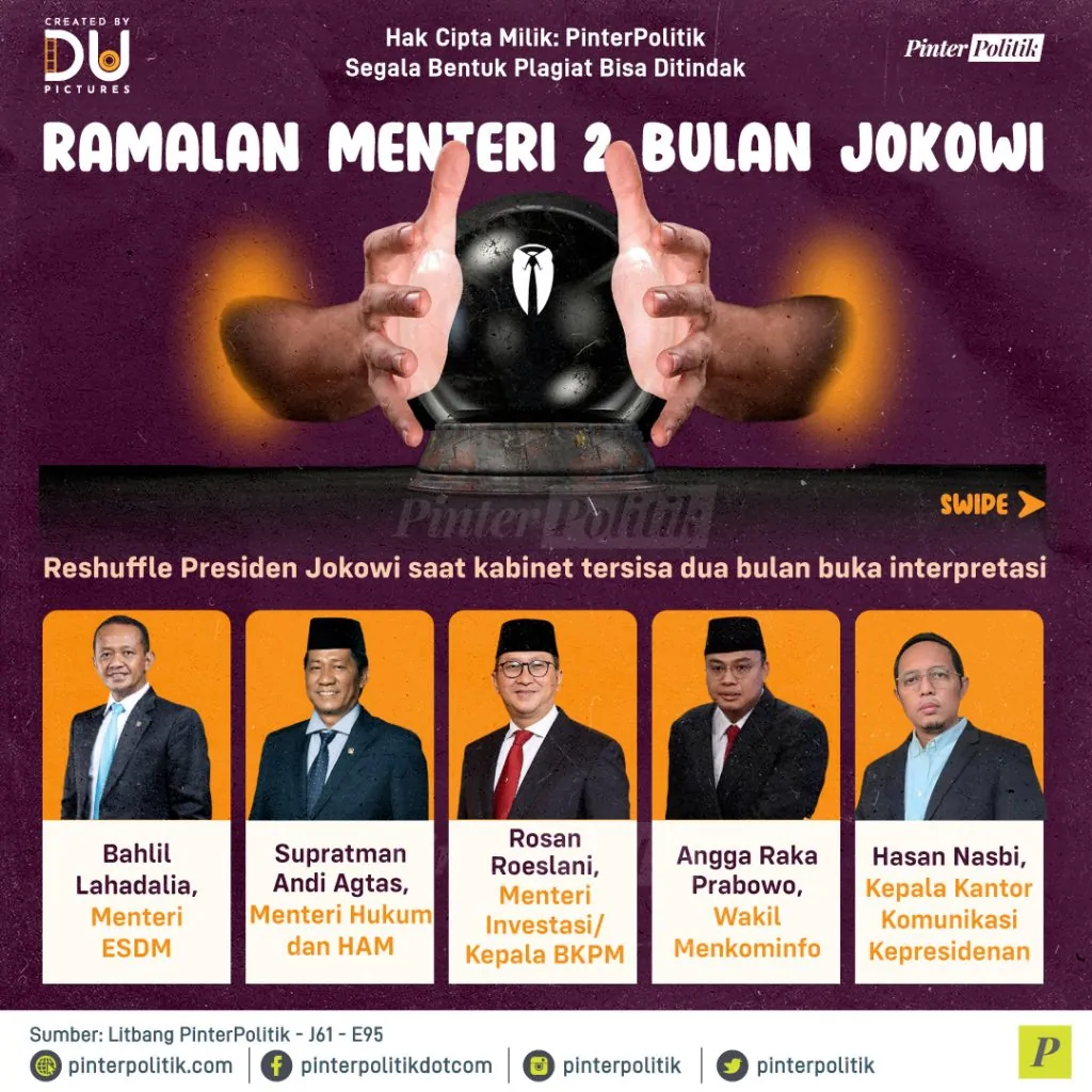 ramalan menteri 2 bulan jokowi 1