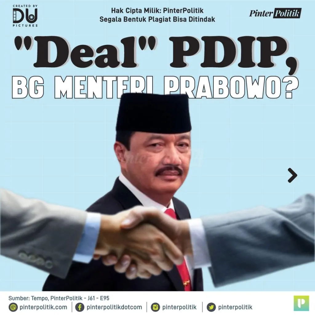 deal pdip, bg menteri prabowo 1