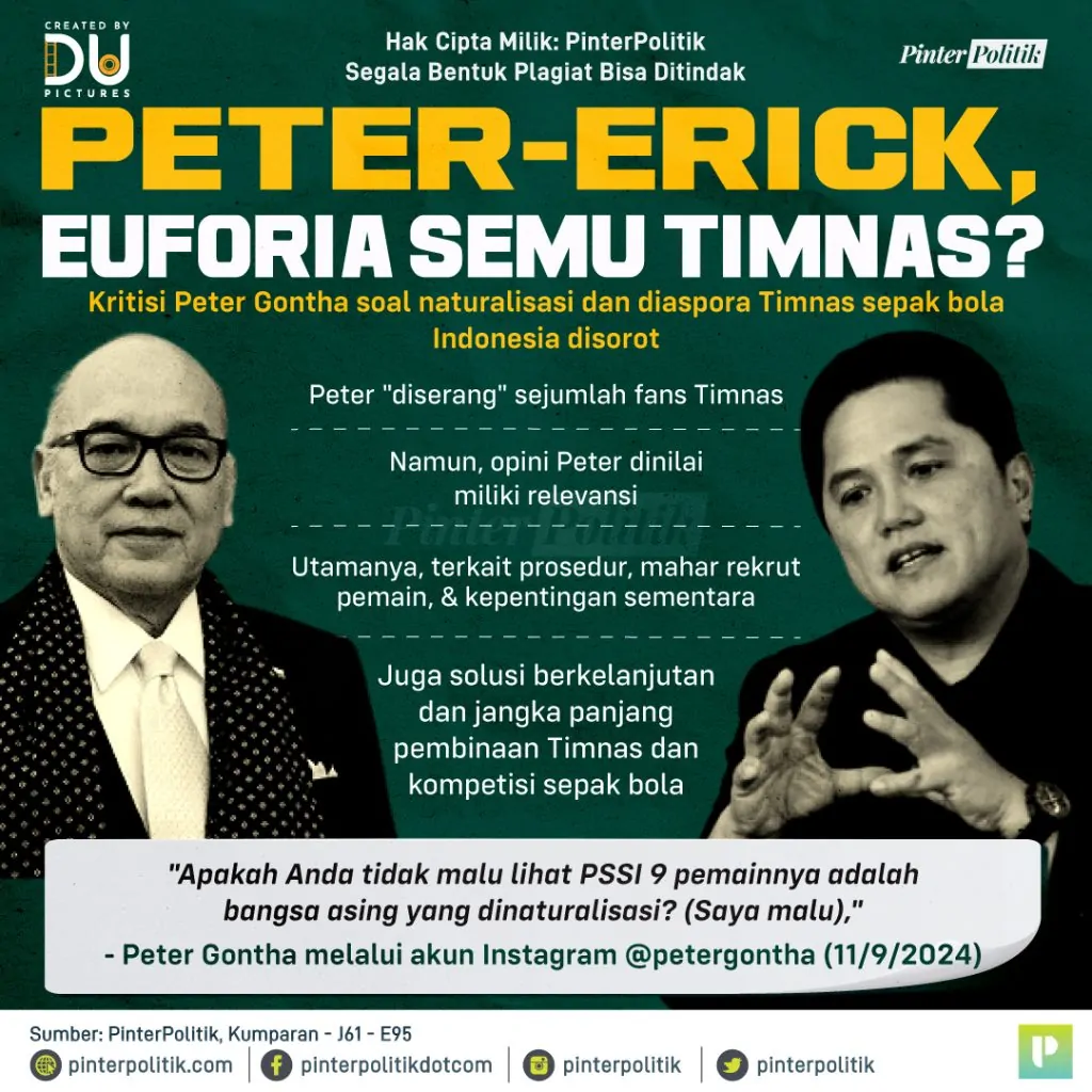 peter erick, euforia semu timnas 1