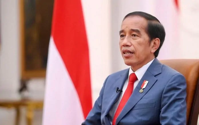 presiden jokowi saat memberikan keterangan pers terkait pelantikan kpu 220412182436 629