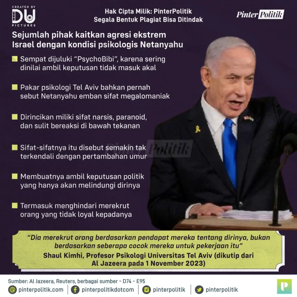 serang pbb, netanyahu menjadi psychobibi 2